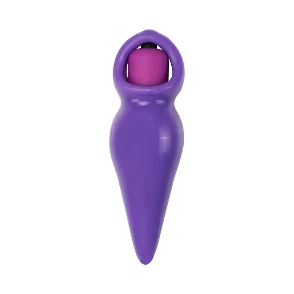 Plug Anal Con Vibración Santorini Morado