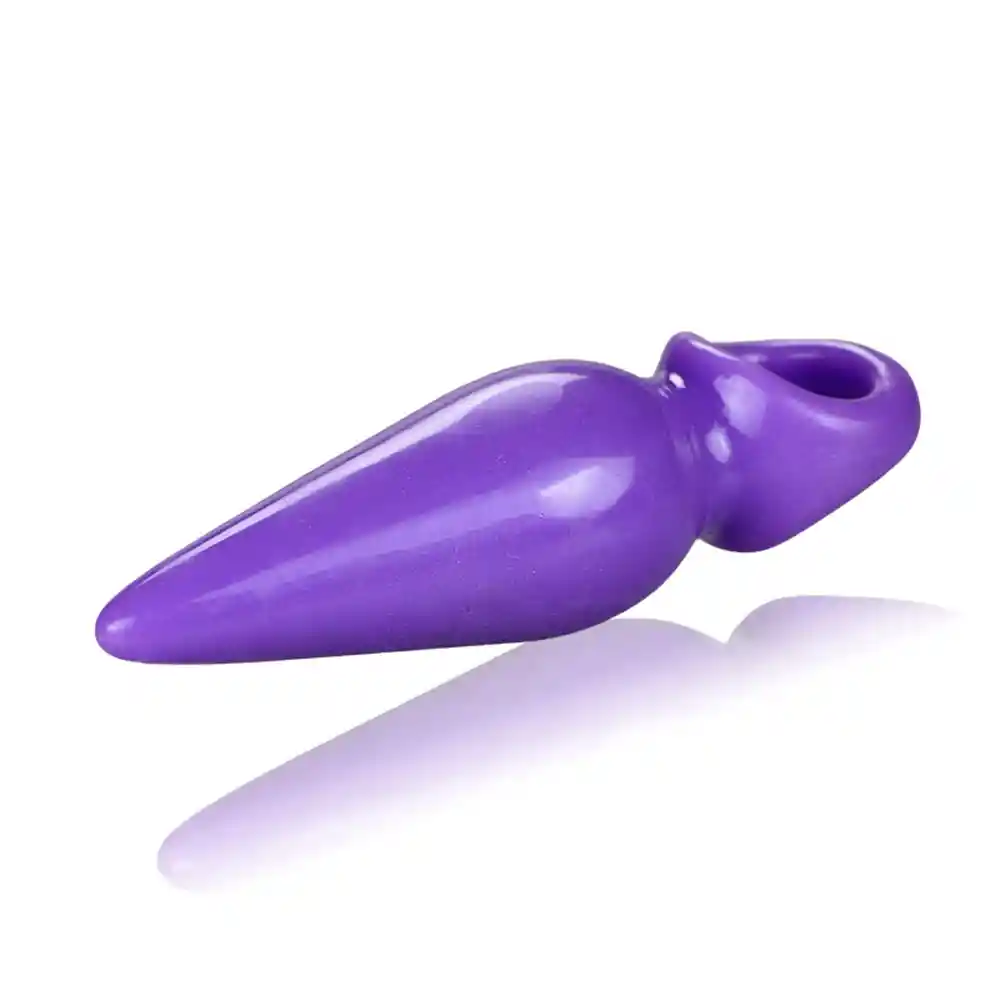 Plug Anal Con Vibración Santorini Morado