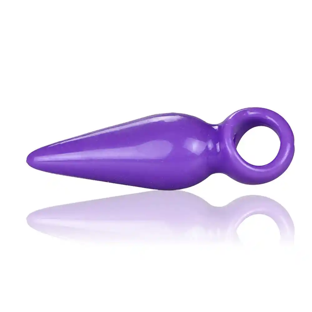 Plug Anal Con Vibración Santorini Morado