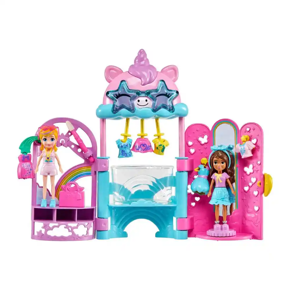 Polly Pocket Set De Juego Boutique De Moda Mattel