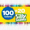 Marcadores Crayola Super Tips X 120 Colores Plumones Lavables Silly Scents Originales Rotuladores
