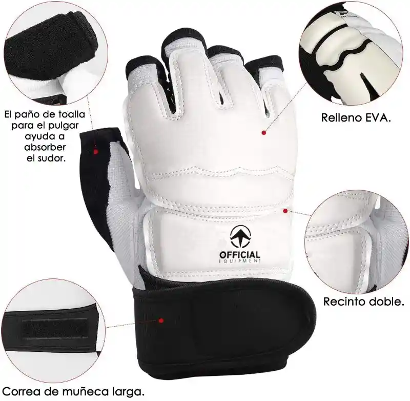 Guantes Taekwondo Official Artes Marciales Boxeo Karate