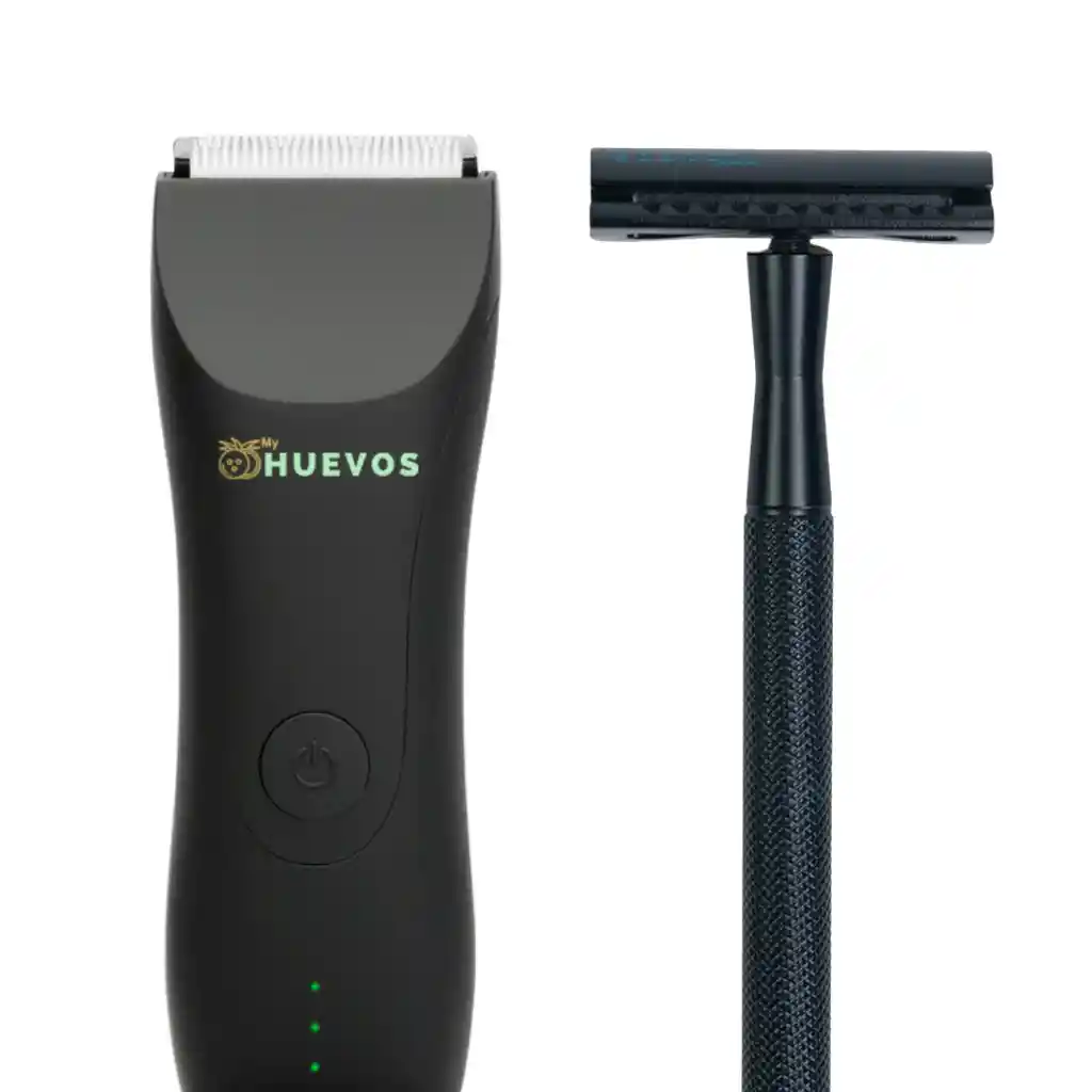 Afeitadora 3.0 Pro Black + Safety Razor Myhuevos®