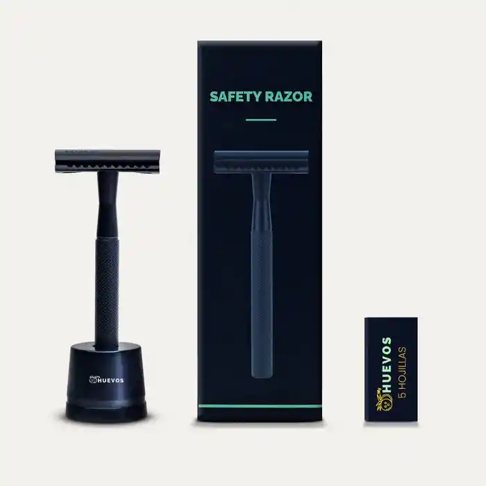 Afeitadora 3.0 Pro Blue+ Safety Razor Myhuevos®