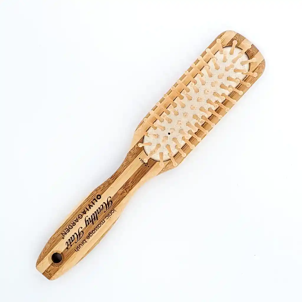  Cepillo Para Cabello En Bambu Pequeno 20X4Cm 