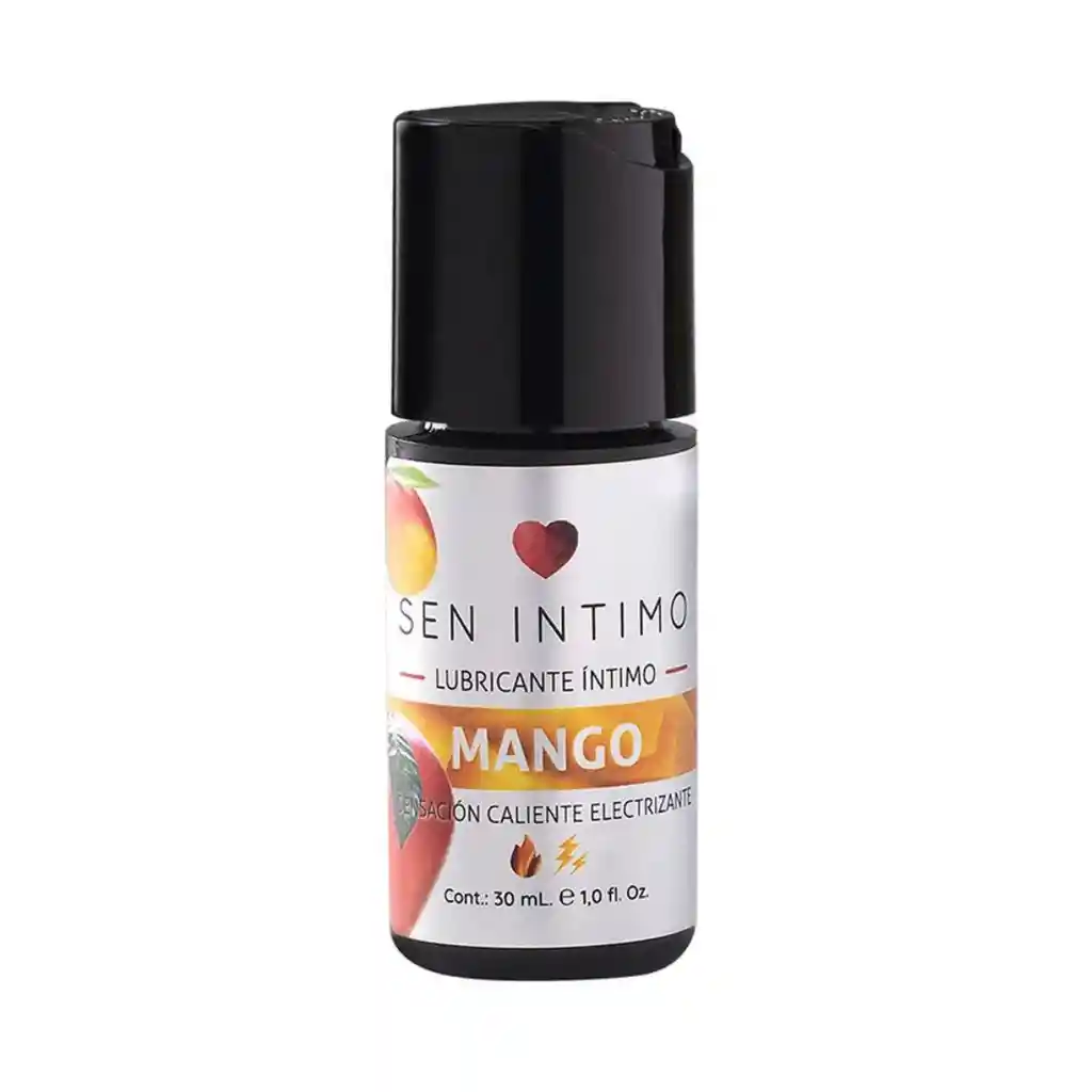  Lubricante Caliente Electrizante Mango X30 Ml Sen Intimo 