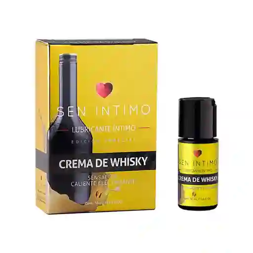 Lubricante Caliente Electrizante Crema De Whisky X30 Ml Sen Intimo