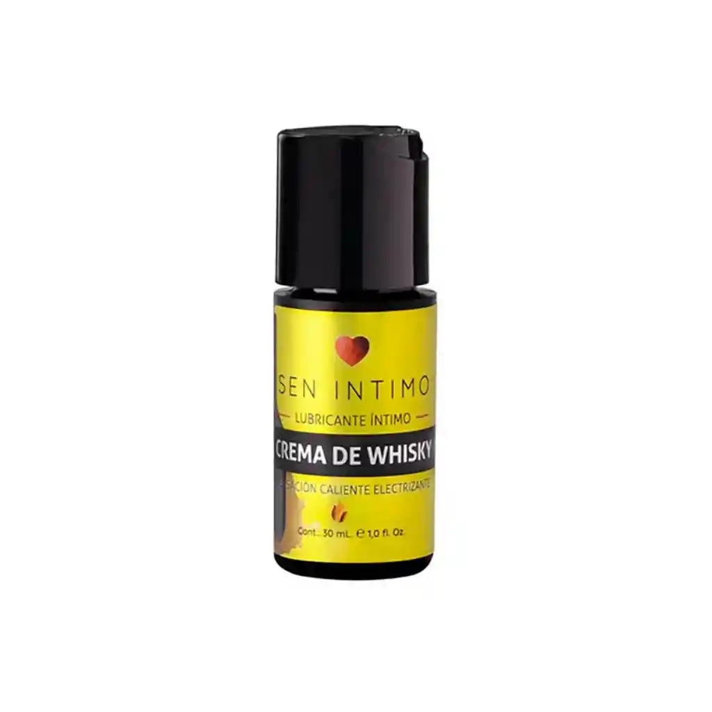 Lubricante Caliente Electrizante Crema De Whisky X30 Ml Sen Intimo