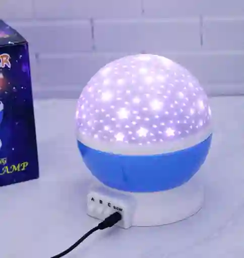 Lampara Proyectora De Estrellas Giratoria