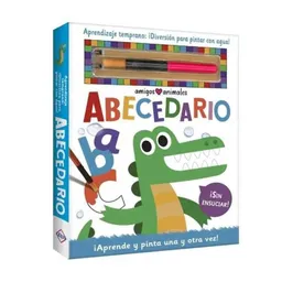 Libro Abecedario -diversion Para Pintar Con Agua