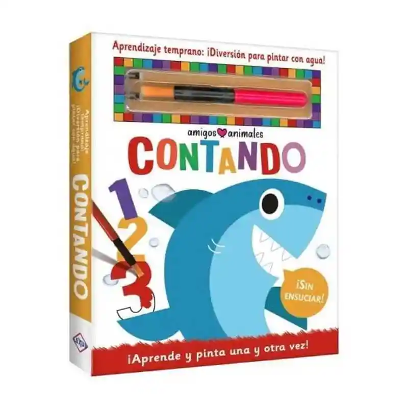 Libro Numeros - Diversion Para Pintar Con Agua