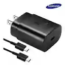 Cargador Tipo Samsung 25w Tipo C Carga Rapida Super Carga Aaa