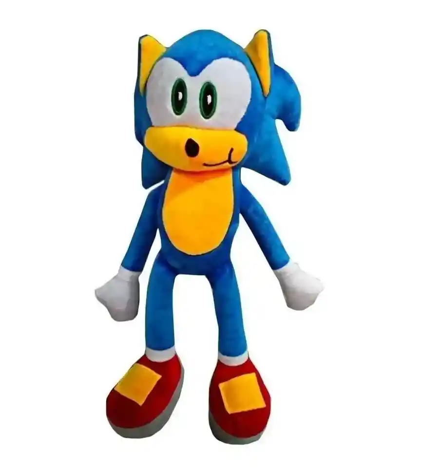 Peluche Muñeco Sonic 42cm Alto Felpa Suave Grande
