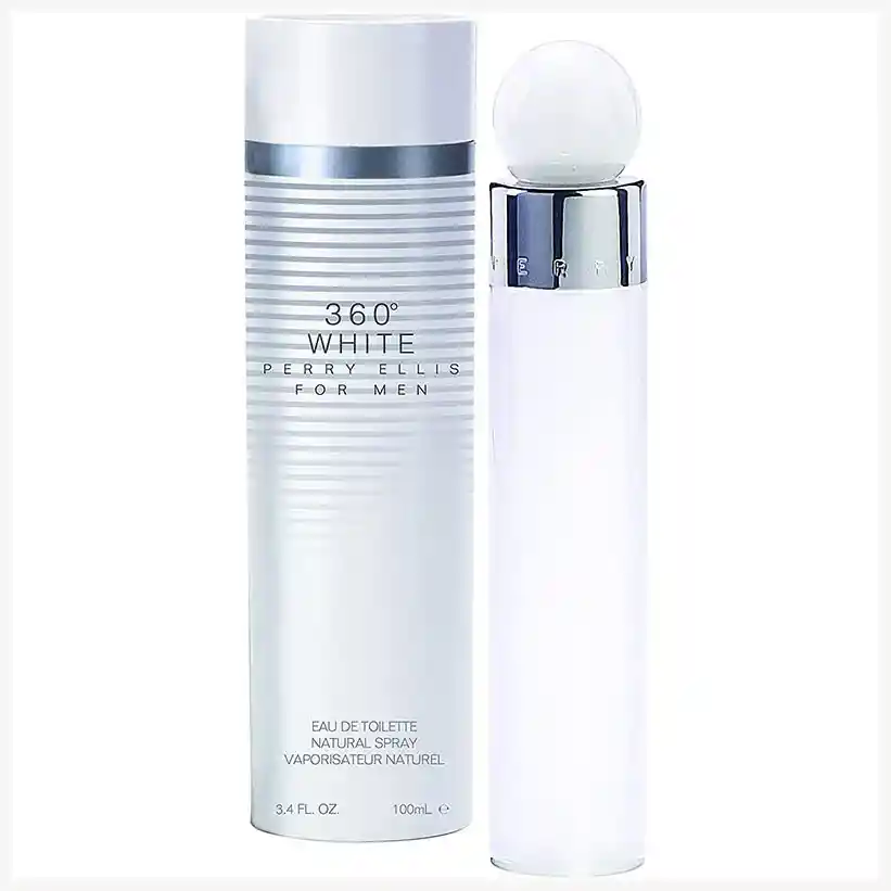 Perry Ellis 360 White Edt 100ml Para Hombre