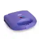 Sanduchera 2 Puestos Panini Grill Violet Antiadherent Home Elements