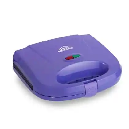 Sanduchera 2 Puestos Panini Grill Violet Antiadherent Home Elements