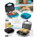 Sanduchera Home Elements Antiadherente Parrilla Grill Azul Marino