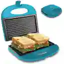 Sanduchera Home Elements Antiadherente Parrilla Grill Azul Marino