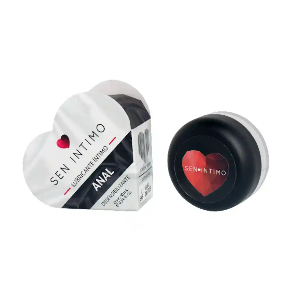 Lubricante Anal Desensibilizante Corazón X 10 Ml Sen Intimo