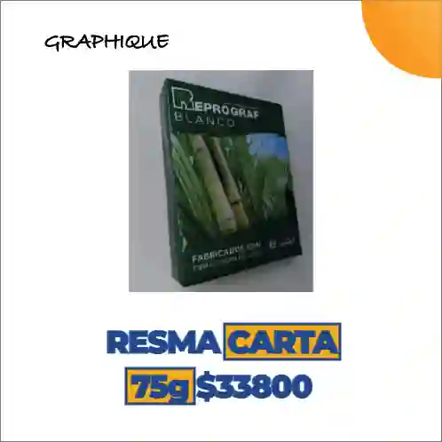 Resma Carta 75g