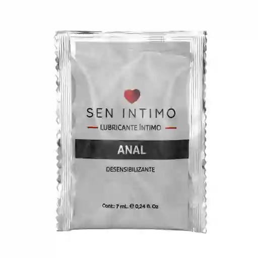 Lubricante Anal Desensibilizante Sachet X 7 Ml Sen Intimo