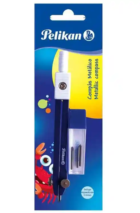Compas Pelikan Metálico Pequeño