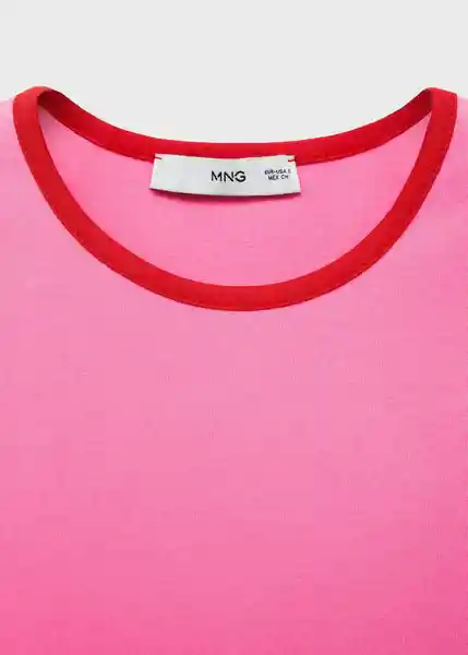 Camiseta Zanic Rosa Talla XS Mujer Mango