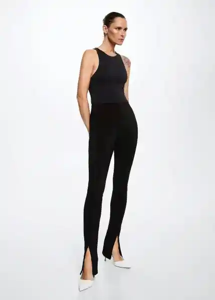 Leggings Alexei3 Negro Talla L Mujer Mango