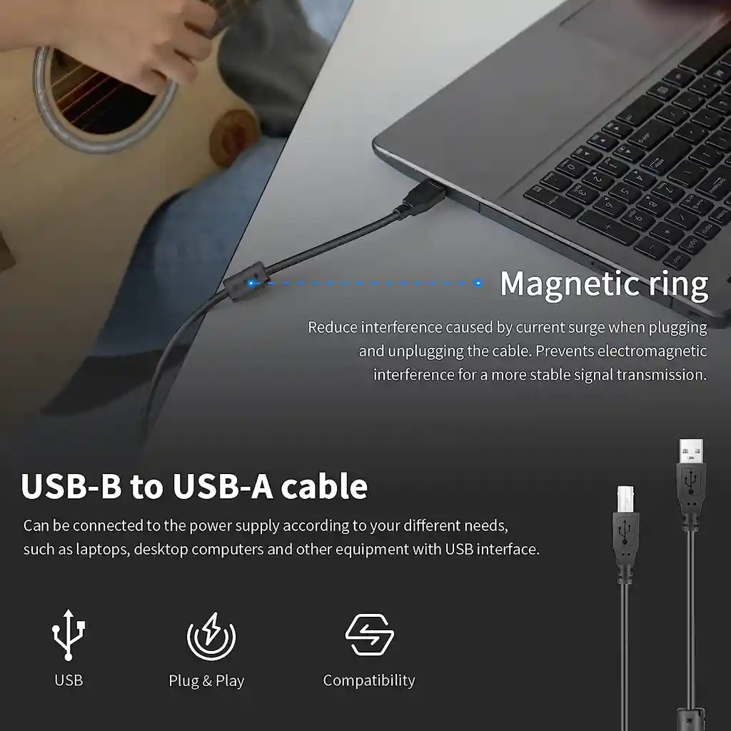 Microfono Usb Profesional Condensador Cardioide Streaming