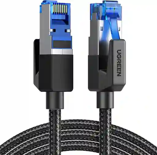 Cable Red Ethernet Rj45 Cat8 Ugreen Chapado Oro 5 Metros