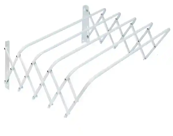 Tendedero Plegable Ropa Pared 70cm Eco Blanco