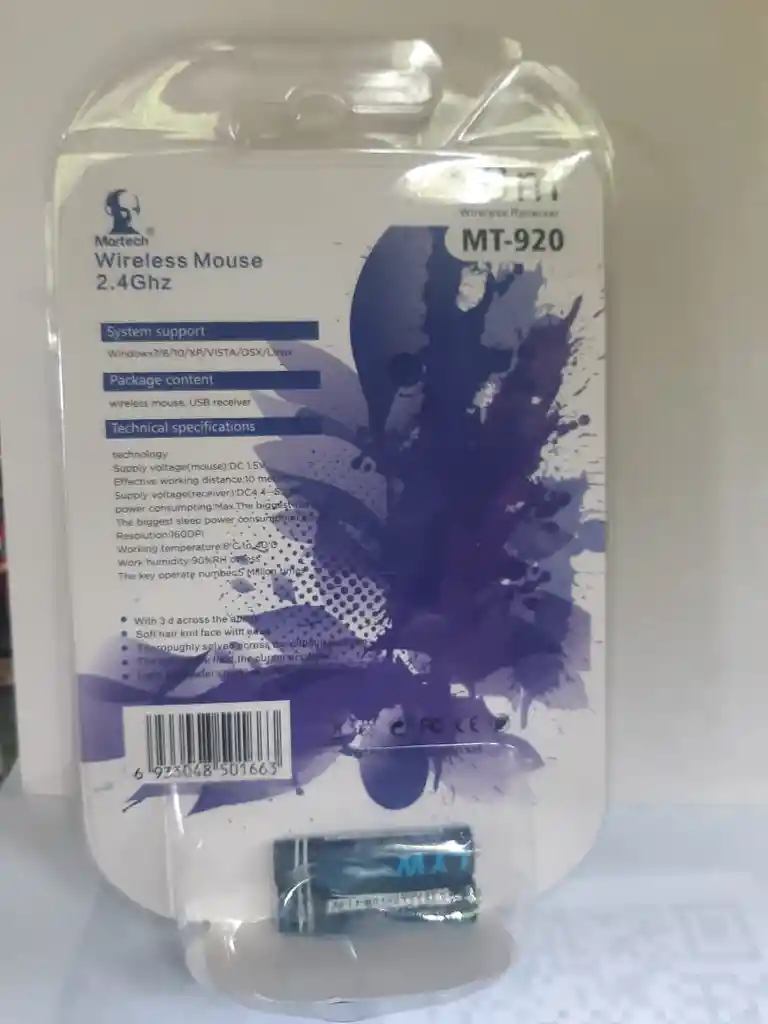 Mouse Inalambrico 2.4 Hhz