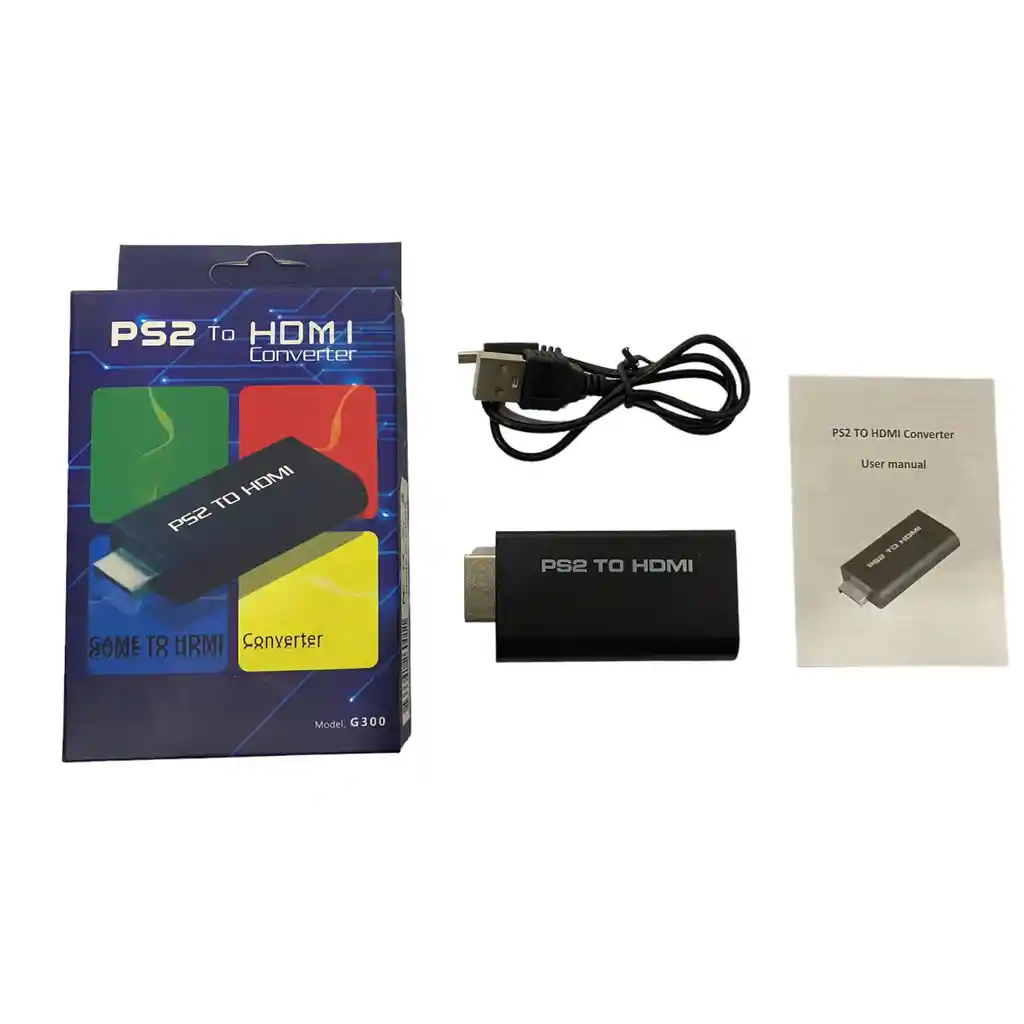 Adaptador Ps2 A Hdmi, Alta Definición Para Ps2 Y Ps3