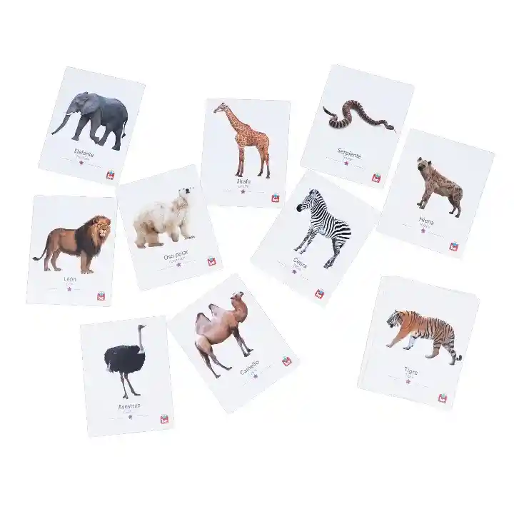 Flashcards Animales Salvajes X 18