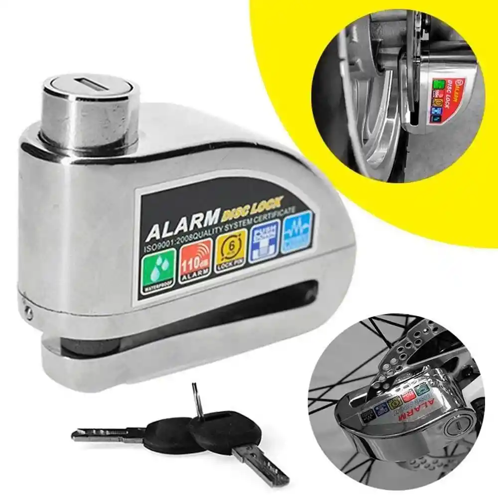 Candado Con Alarma Disc Lock