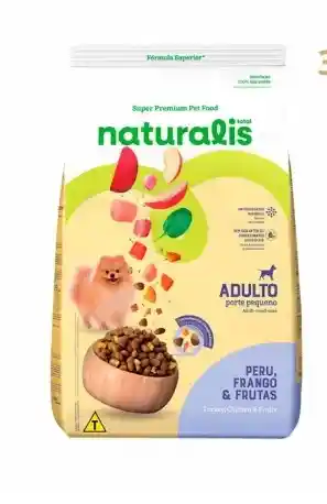 Naturalis Adulto Raza Pequeña Pollo, Pavo Y Frutas 2.5kg