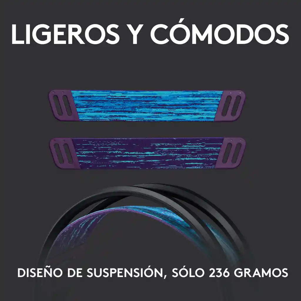 Diadema Gamer Inalámbrica Logitech G535 Lightspeed, Pc/ps5|4