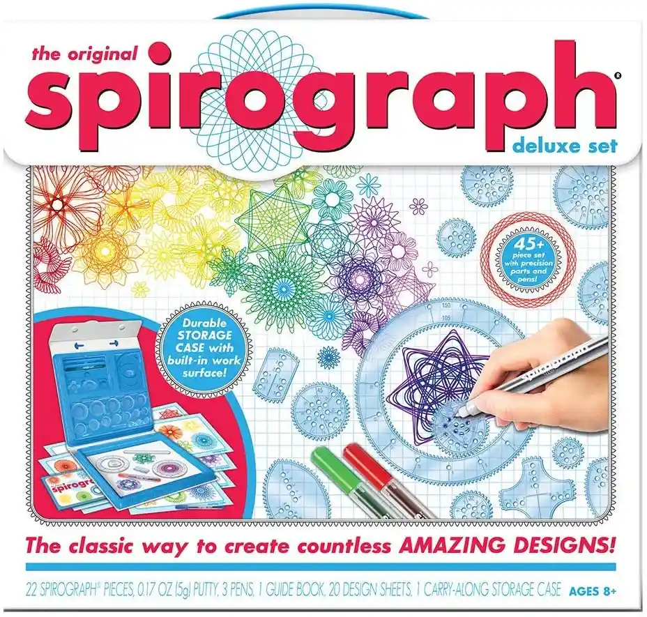 Set Espirografo Kit De Lujo Spirograph The Original Deluxe Set Hasbro