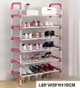 Organizador De Zapatos Metálico 6 Niveles Shoe Rack