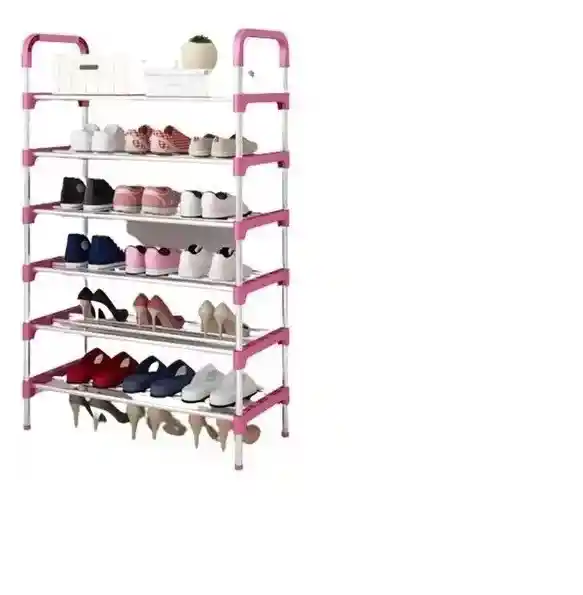 Organizador De Zapatos Metálico 6 Niveles Shoe Rack