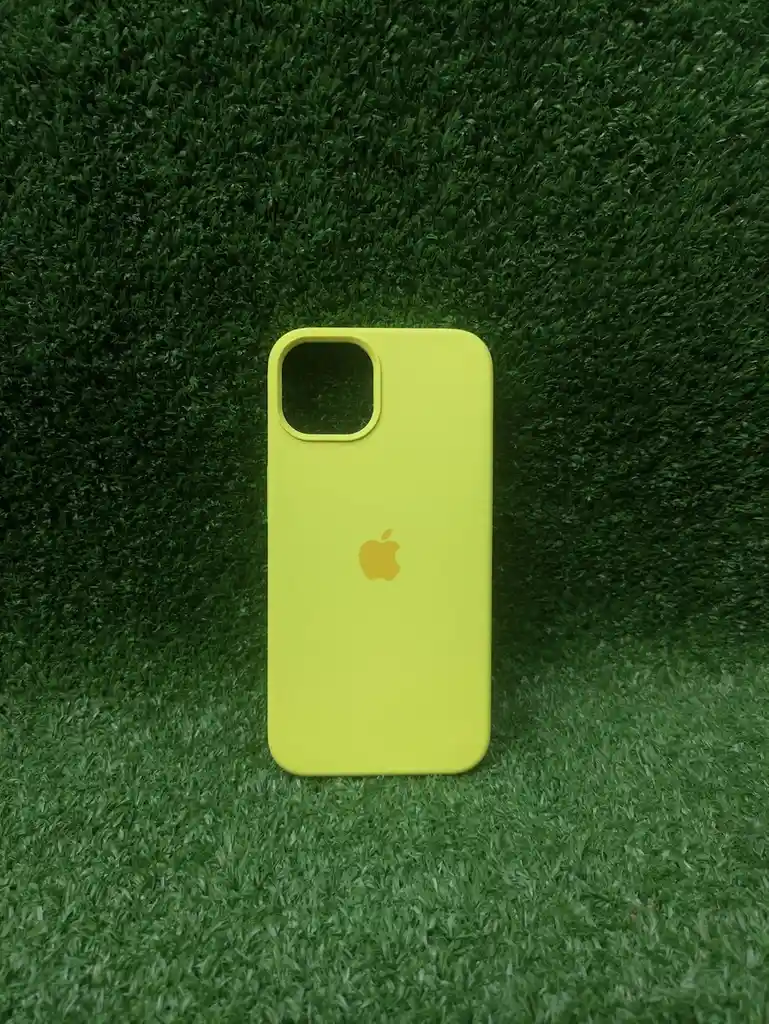 Iphone 13 | Forro Protector| Silicone Case | Amarillo Neon | Iphone | Carcasa | Funda | Anti Humedad