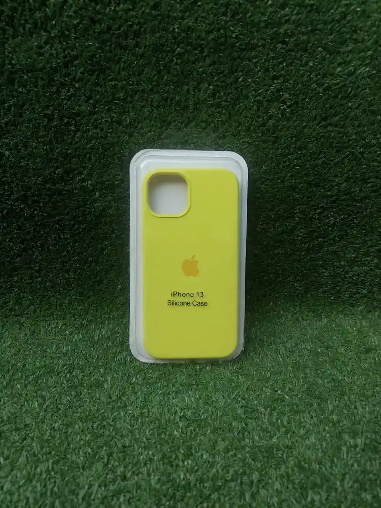 Iphone 13 | Forro Protector| Silicone Case | Amarillo Neon | Iphone | Carcasa | Funda | Anti Humedad