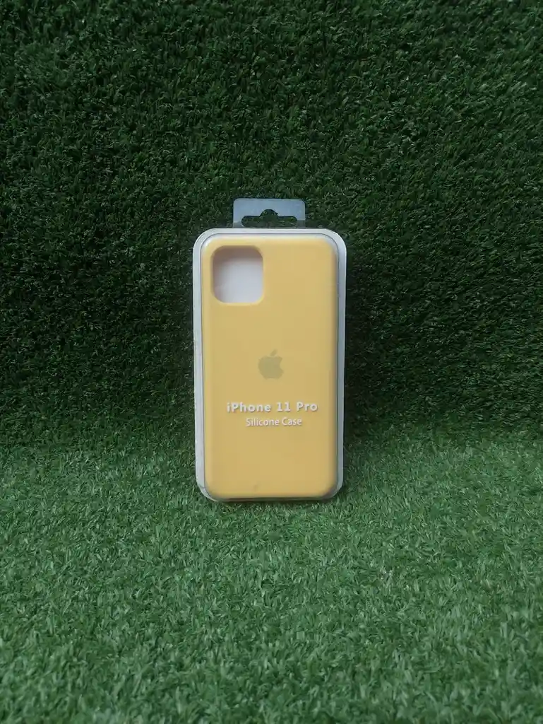 Iphone 11 Pro | Forro Protector| Silicone Case | Amarillo | Iphone | Carcasa | Funda | Anti Humedad