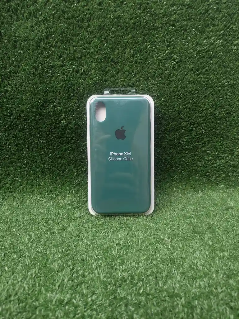 Iphone Xr | Forro Protector| Silicone Case | Verde Esmeralda | Iphone | Carcasa | Funda | Anti Humedad