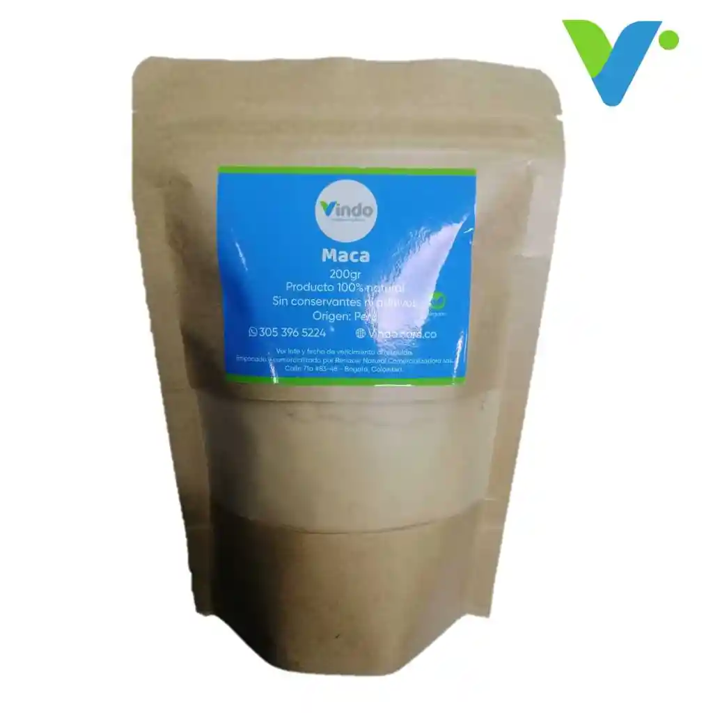 Maca Peruana Polvo 200 Gr Vindo