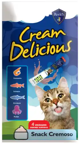 Snack Gatos Cream Delicious Sabores Variados Por Unidad