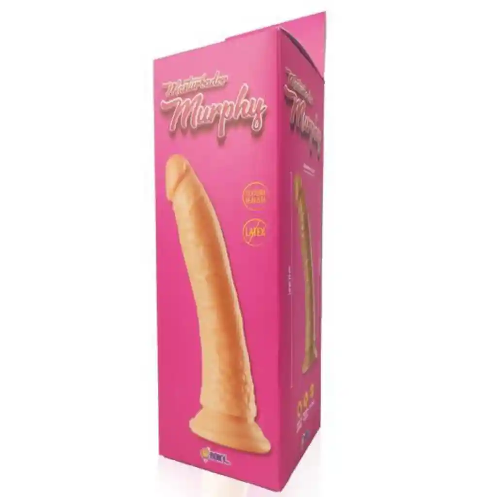 Dildo Murphy 22cm Morado Con Ventosa Silicona