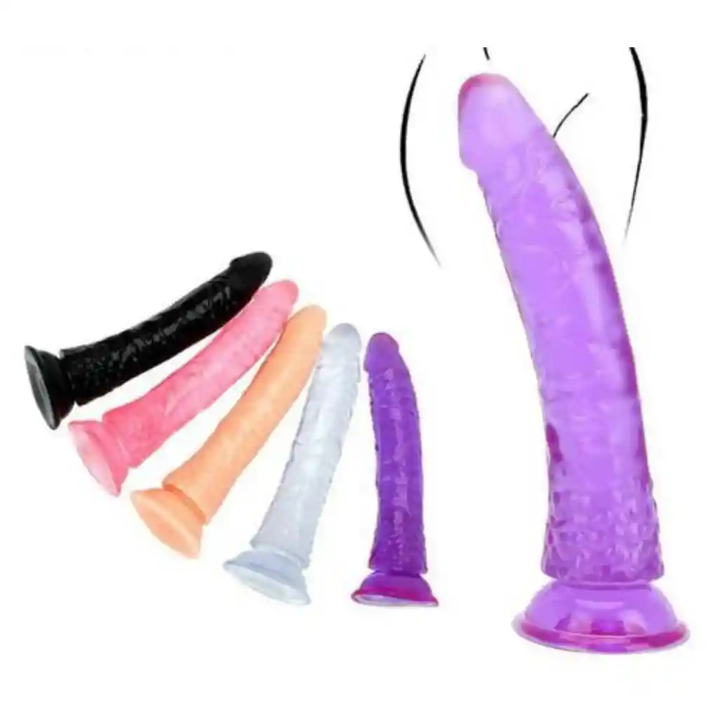 Dildo Murphy 22cm Morado Con Ventosa Silicona