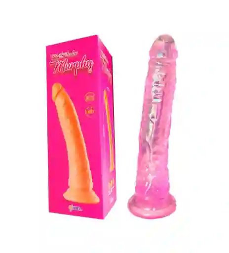 Dildo Murphy 22cm Morado Con Ventosa Silicona