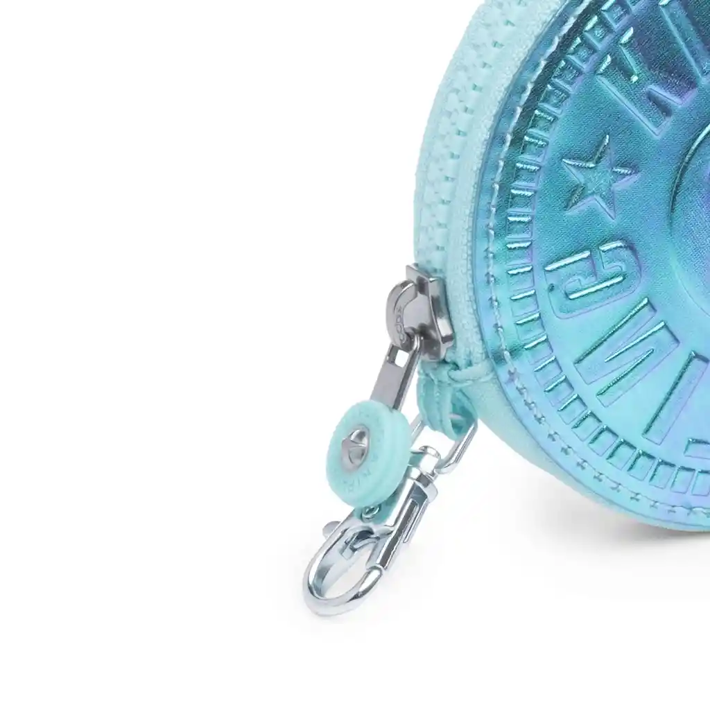 Monedero Kipling Color Turquesa Metalizado Original